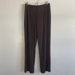 Chico's Brown Easywear Stretch Lounge Pants Size 3